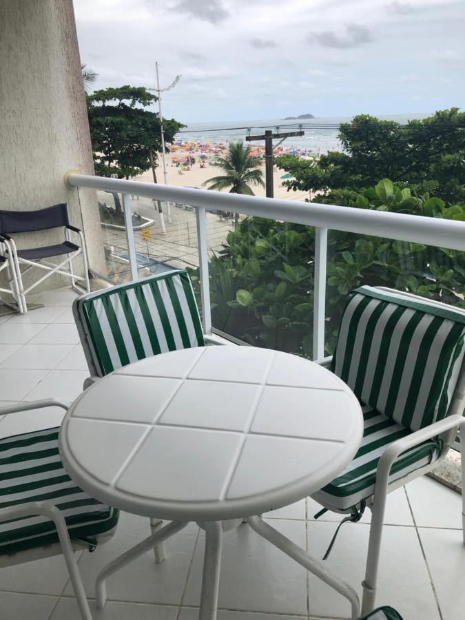 Apto Enorme Pe Na Areia, Vista Linda C/ Academia E Sauna Guarujá Eksteriør billede